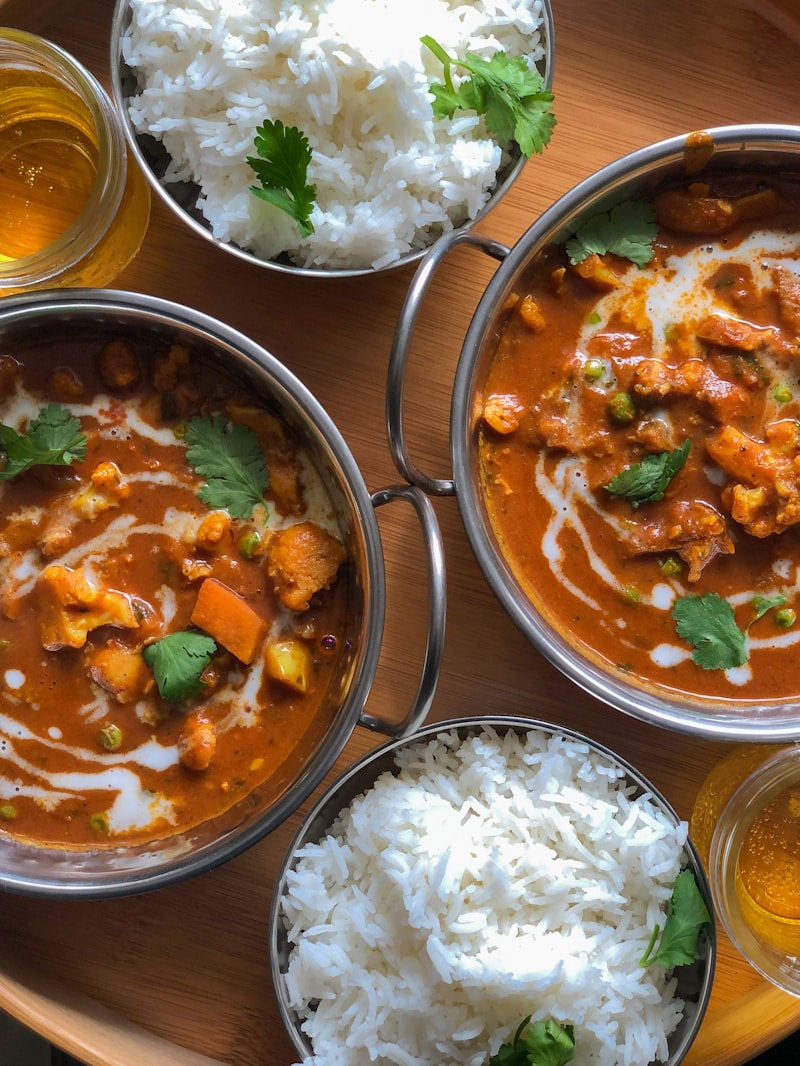 Veg thali — North Indian thali in Delhi restaurant