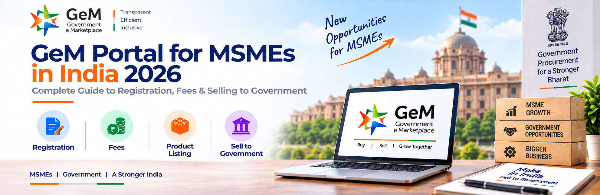 GeM Portal for MSMEs in India 2026