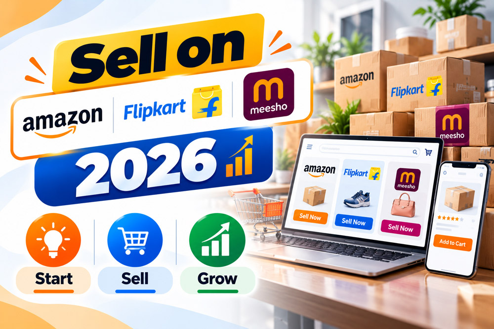 How to Sell on Amazon, Flipkart & Meesho in India 2026