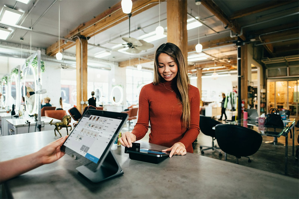 Business owner listing sweets and juices on phone — BizRato Business App